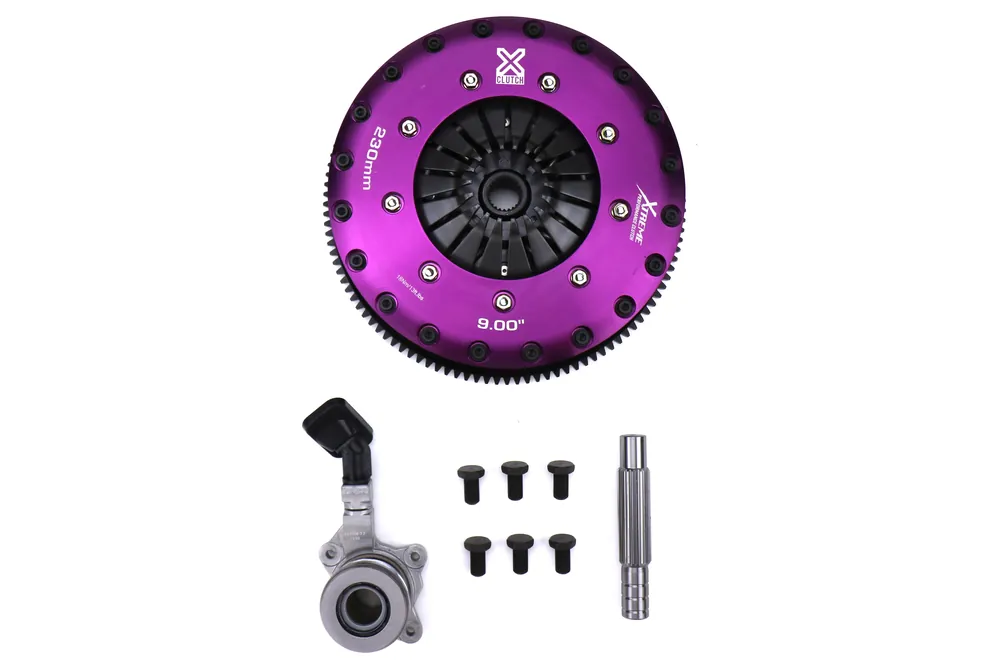 XClutch Clutch 9 Inch Twin Sprung Organic Clutch Kit - 2013-2018 Ford Focus ST