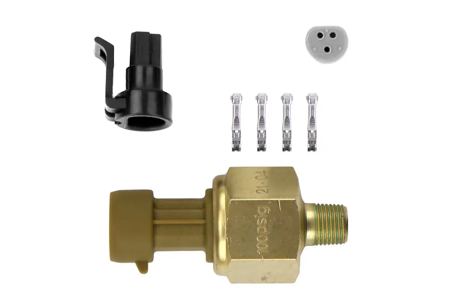 AEM Electronics Brass Fuel/Oil Sensor Kit 100PSI - Universal