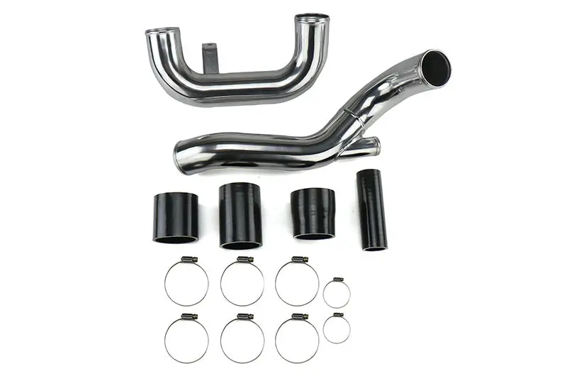 AMS Lower Intercooler Pipe Polished - 2008-2015 Mitsubishi Evo X