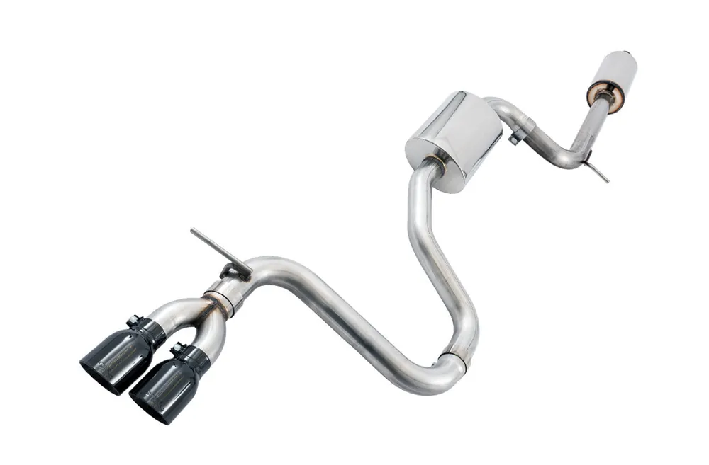 AWE Touring Edition Cat-Back Exhaust (Diamond Black Tips) - 2016-2019 Volkswagen Golf