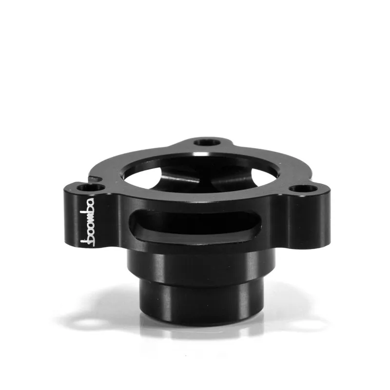 Boomba Racing Blow Off Valve Adapter - Black - 2016-2019 Volkswagen Golf / 2015-2019 GTI