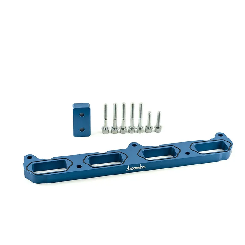 Boomba Racing Intake Manifold Spacer Blue - Hyundai Veloster N 2019+