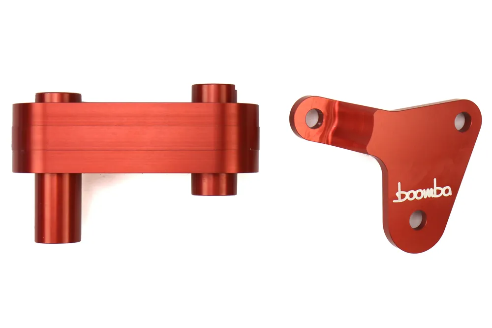 Boomba Racing Rear Motor Mount Red - 2014-2019 Ford Fiesta ST
