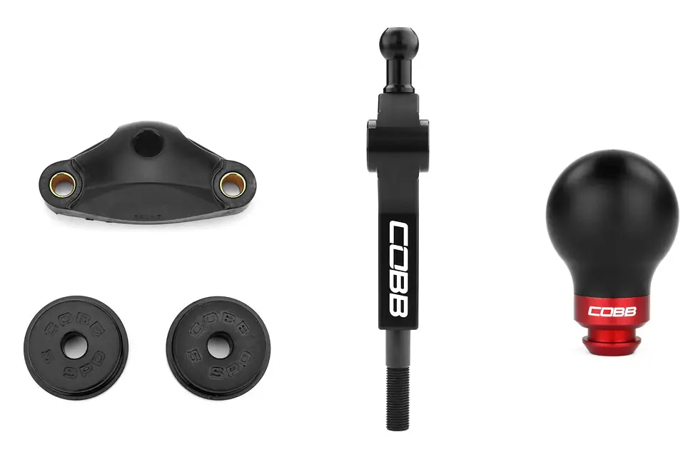 COBB Tuning Stage 1+ Drivetrain Package 5MT w/ Black/Red Knob - 2002-2007 Subaru WRX