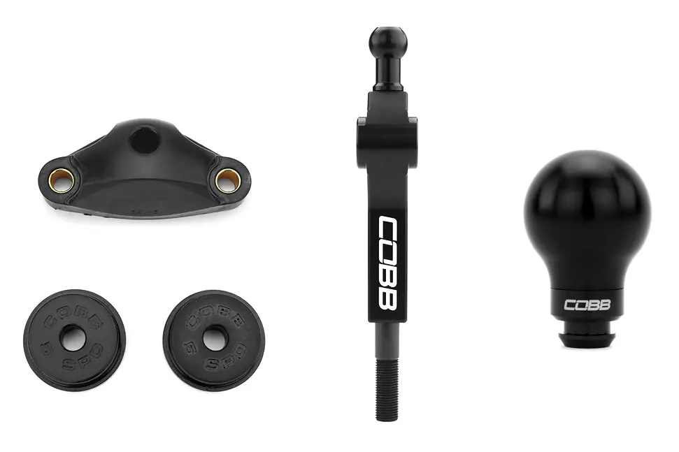 COBB Tuning Stage 1+ Drivetrain Package 5MT w/ Black Knob - 2002-2007 Subaru WRX