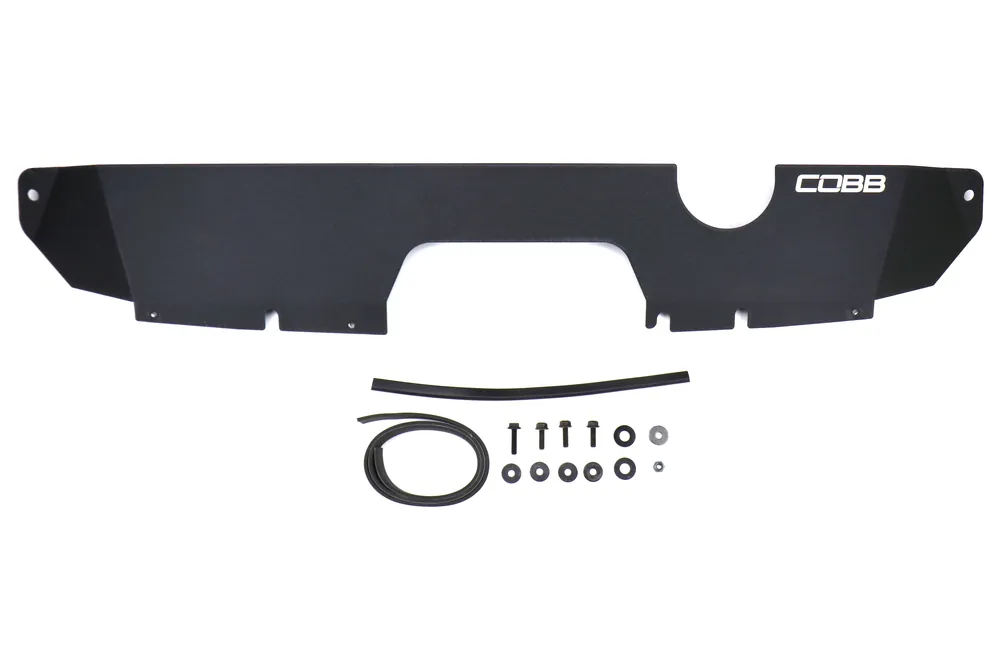 COBB Tuning Aluminum Radiator Shroud Black - 2015-2021 Subaru WRX/STI
