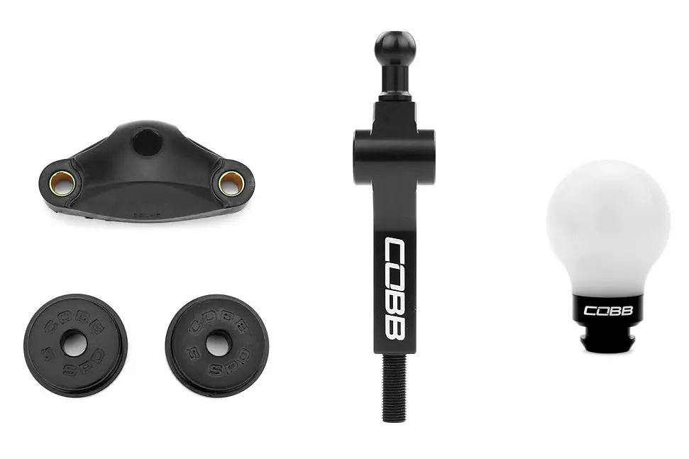 COBB Tuning Stage 1+ Wide Barrel Drivetrain Package w/ White/Black Knob - 2002-2007 Subaru WRX