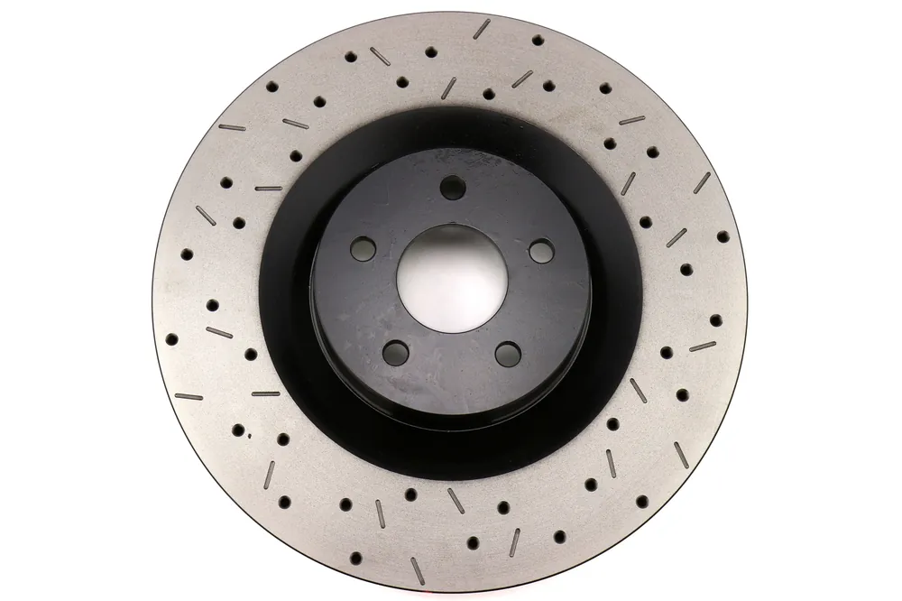 DBA XS 4000 Series Drilled and Slotted Front Rotor - 2016-2018 Ford Focus RS