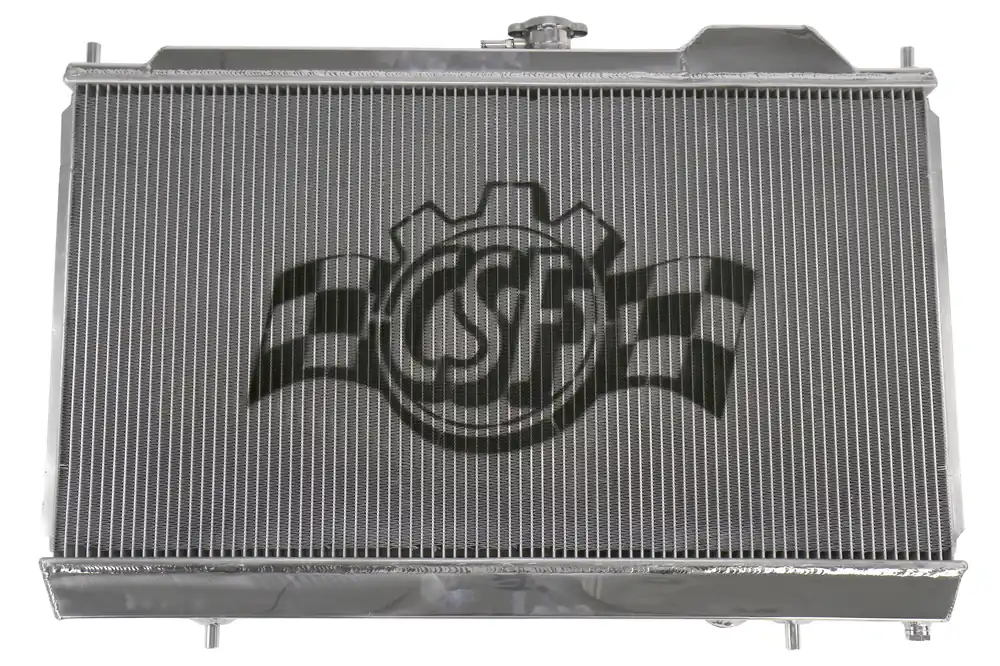 CSF Racing Radiator w/12in SPAL Fan and Shroud - 2003-2006 Mitsubishi Evo 8/9