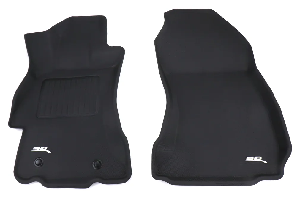 3D Maxpider Front Row Heavy Duty All Weather Floor Mats - 2015-2021 Subaru WRX / STI / 2016-2017 Crosstrek / 2012-2016 Impreza