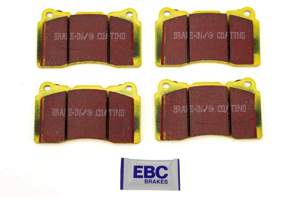 EBC Brakes Yellowstuff Street And Track Front Brake Pads - 2004-2017 Subaru STI / 2017-2026 Honda Civic Type R