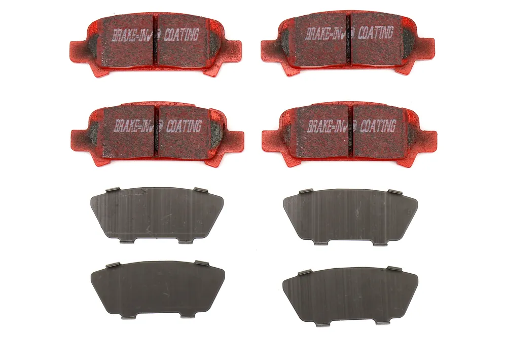 EBC Brakes Redstuff Ceramic Rear Brake Pads - 2002-2003 Subaru WRX (13.5mm Pad Tab)