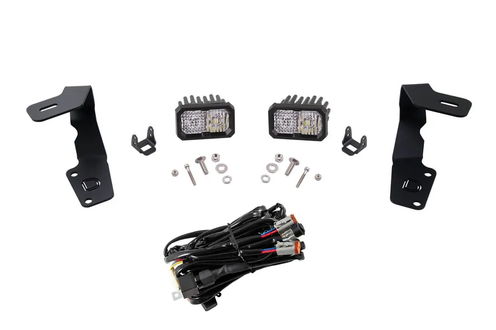 Diode Dynamics Stage Series 2 Inch Ditch Light Kit Sport White Combo - 2015-2021 Subaru WRX / STI | DD6616