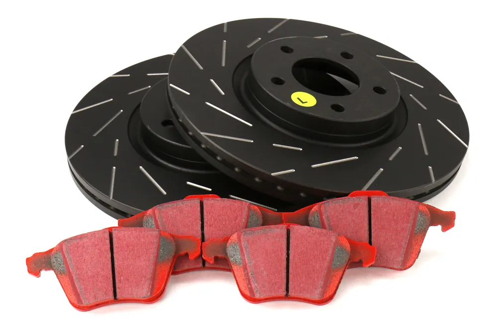 EBC Brakes S2 Front Brake Kit Greentuff Pads and USR Rotors - 2007-2013 Mazdaspeed3