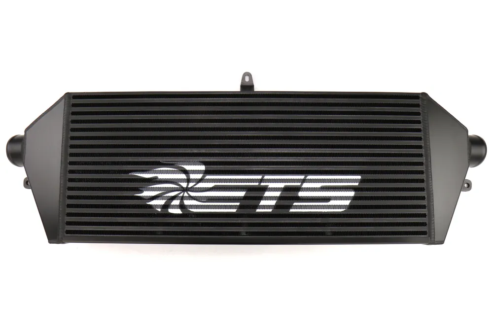 ETS Front Mount Intercooler 3" Core Black w/ White ETS Stencil - 2008-2014 Subaru WRX / STI