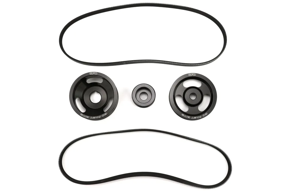 Go Fast Bits Underdrive Pulley Kit w/Belts - 1999-2003 Subaru Impreza RS