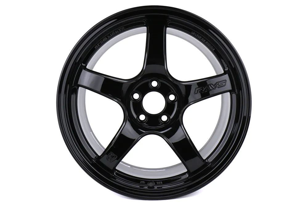 Rays Gram Lights 57CR Glass Black 17x9 +38mm 5x100 (Sold As Pair) - 2013-2024 Subaru BRZ / Scion FR-S / Toyota GR86 / 2014-2018 Subaru Forester