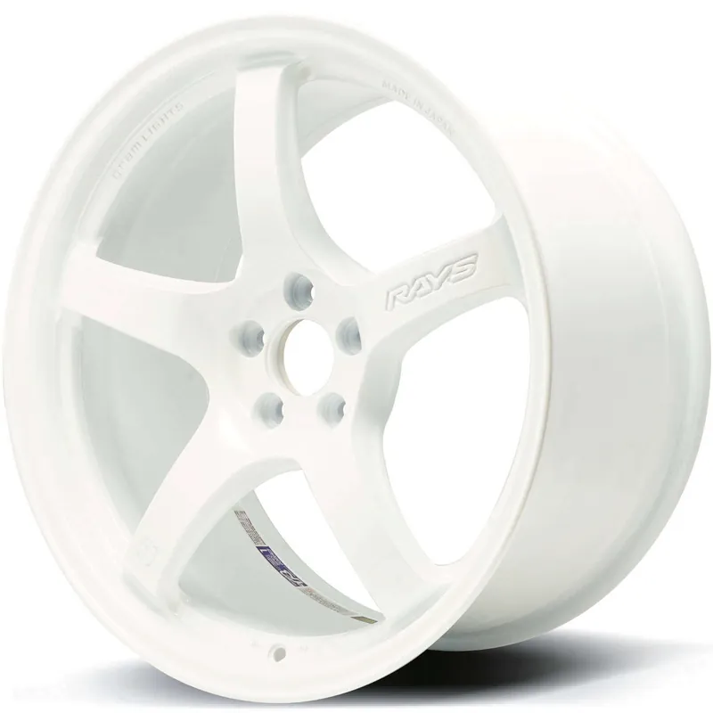 Gram Lights 57CR Ceramic Pearl 19x9.5 +45mm 5x114.3 (Single Wheel) - 2015-2024 Subaru WRX / 2015-2021 STI / 2019-2024 Forester