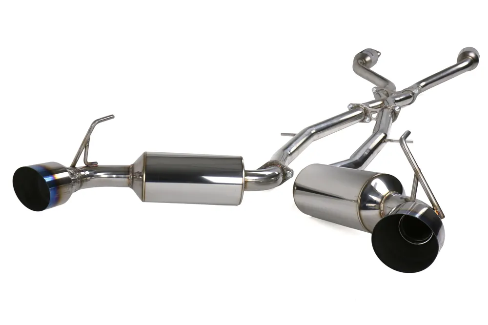 Invidia Dual N1 GT Cat Back Exhaust - Titanium Tips - 2009-2016 Nissan 370Z