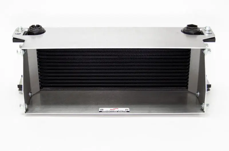 Jackson Racing Track Engine Oil Cooler Kit w/ Shroud (Raw Finish) - 2013-2016 Scion FR-S / 2013-2020 Subaru BRZ / 2017-2019 Toyota 86