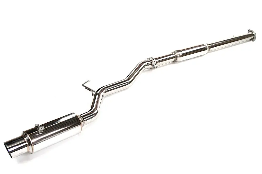 Invidia N1 Cat Back Exhaust - Stainless Steel Tip - 2003-2006 Mitsubishi Evo 8/9
