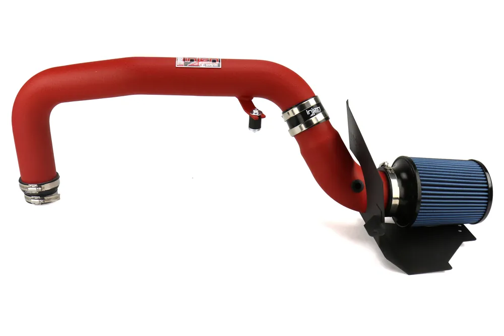 Injen Air Intake Wrinkle Red - 2015-2017 Ford Focus ST