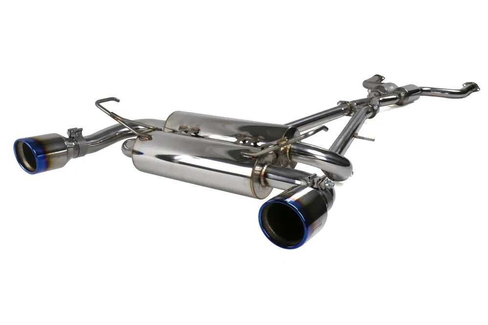Invidia Gemini Cat Back Exhaust Rolled - Titanium Tips - 2008-2014 Infiniti G37 (Coupe Models Only)