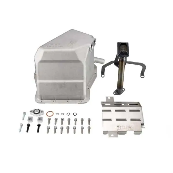 Killer B Motorsports Cast Performance Oil Pan w/ High Flow Pickup & Baffle - Subaru Models (inc. 2002-2014 WRX / 2004+ STI)