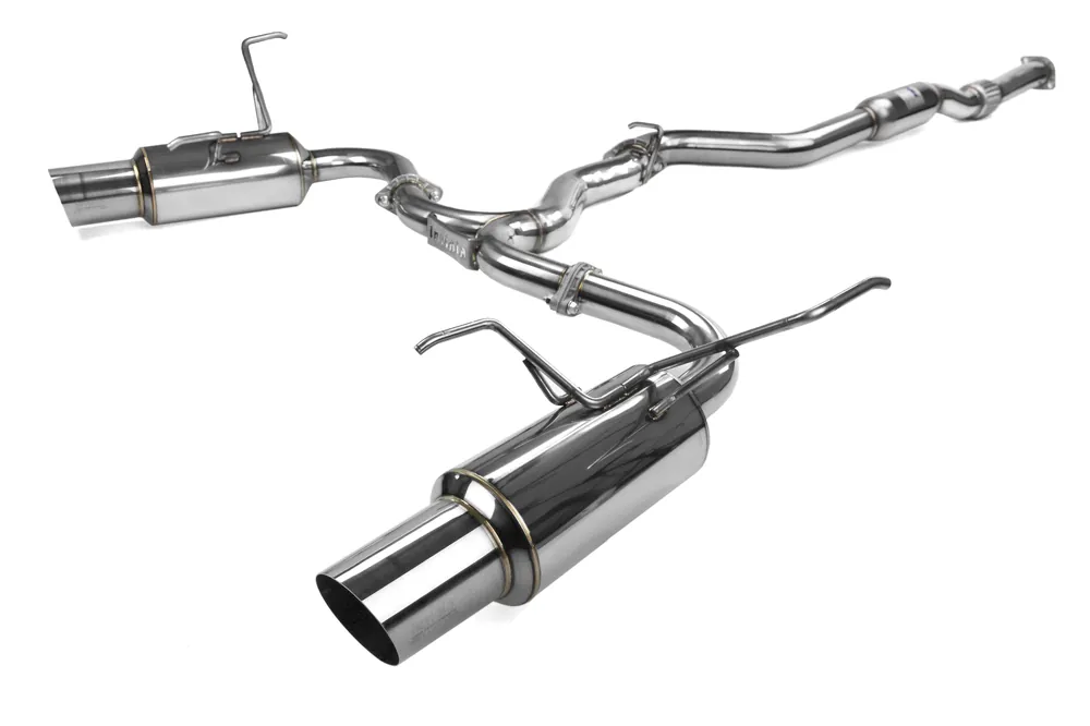 Invidia Dual N1 Cat-back Exhaust - Stainless Steel Tip - 2022-2024 Subaru WRX