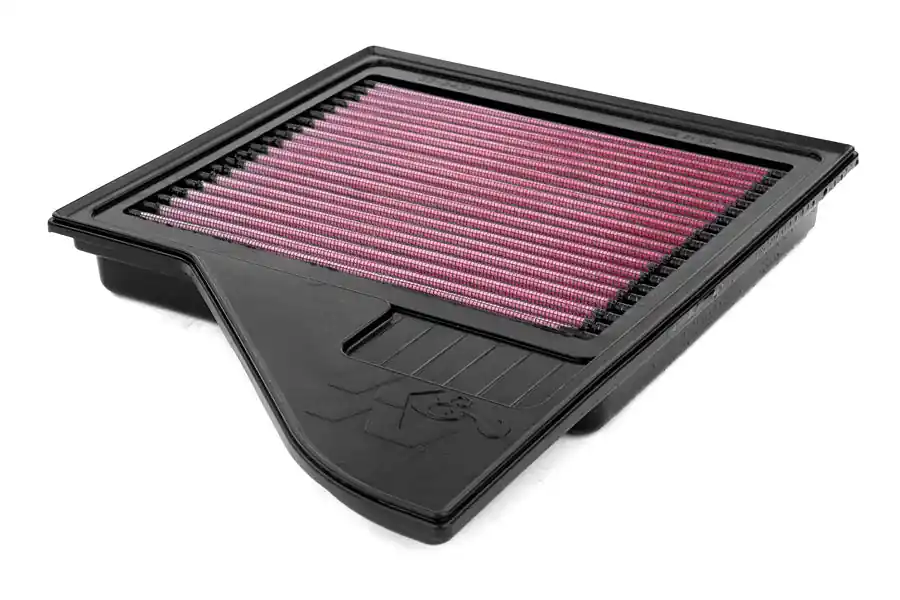 K&N High Flow Air Filter - 2010-2014 Ford Mustang GT / 2011-2014 Ford Mustang V6
