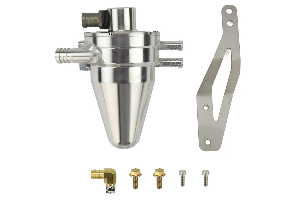 Killer B Motorsport Air Oil Separator Barebones Kit - 2002-2007 Subaru WRX / STI
