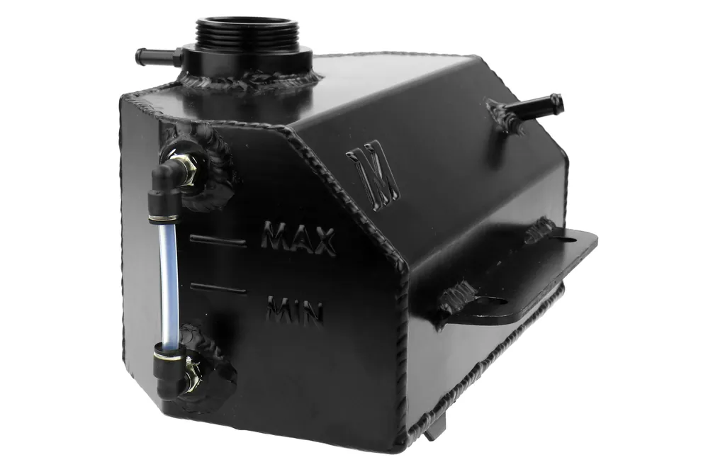 Mishimoto Aluminum Coolant Expansion Tank Black - 2015-2017 Ford Mustang