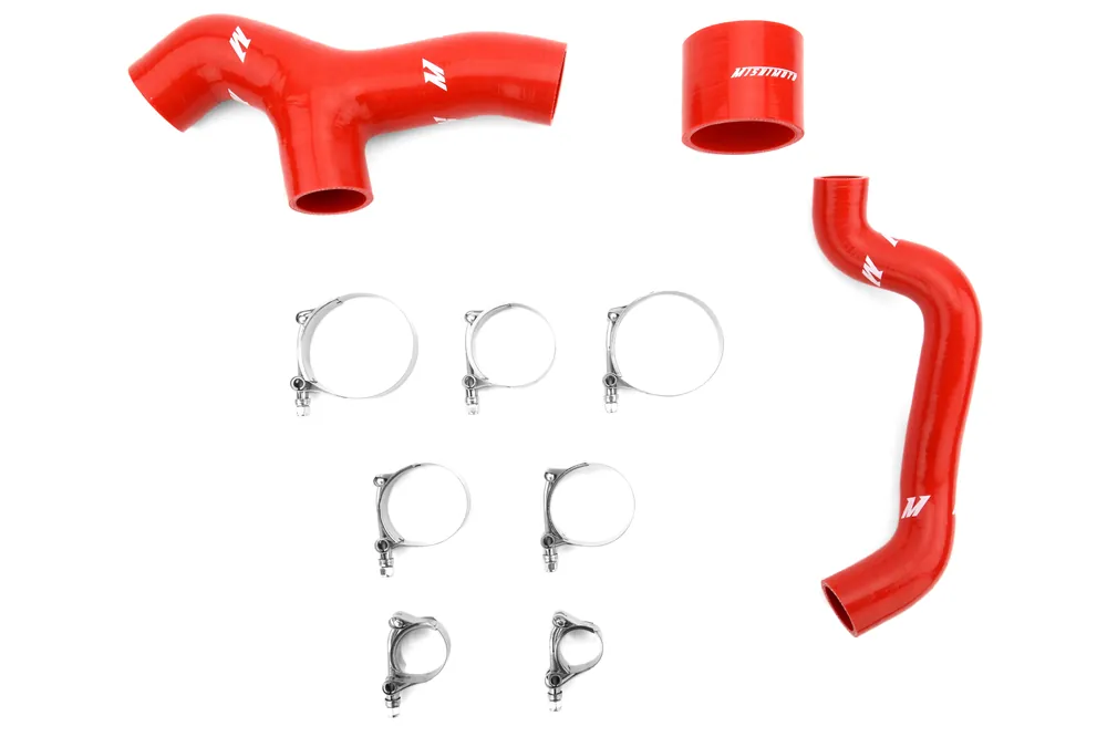 Mishimoto Silicone Intercooler Hoses Red - 2006-2007 Subaru WRX