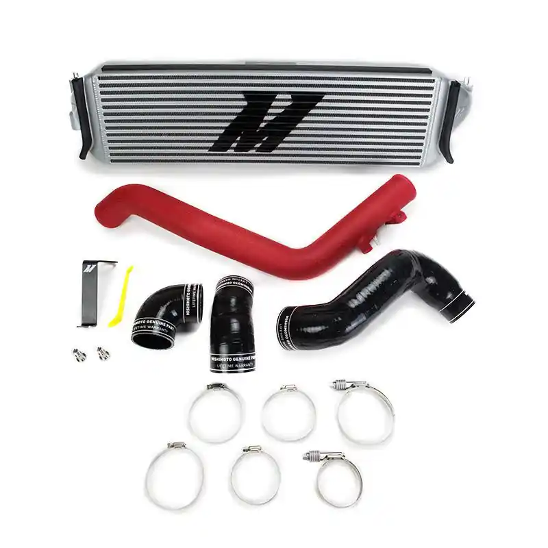 Mishimoto Performance Intercooler Kit Red Piping/Silver Core - 2017-2020 Honda Civic Type R