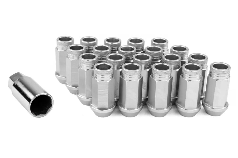 Mishimoto Aluminum Locking Lug Nuts Silver 12x1.50 - Universal