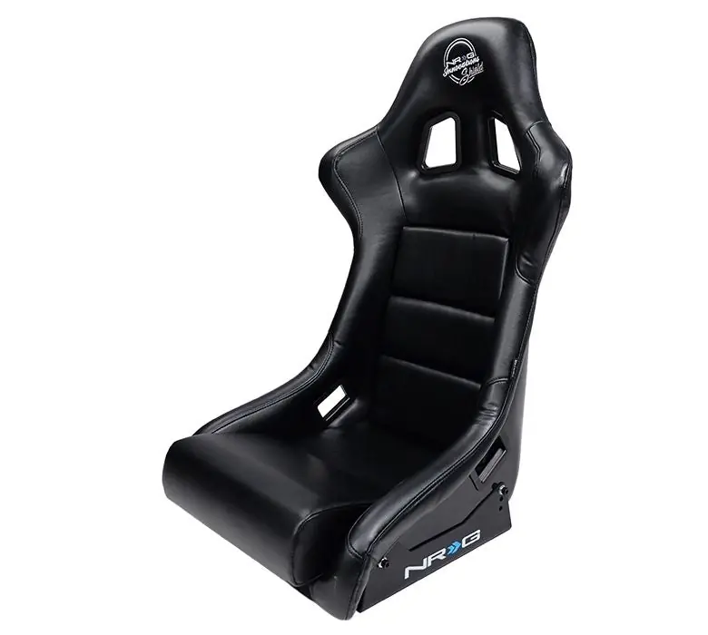 NRG Innovations FRP Medium PVC Competition Seat Black - Universal