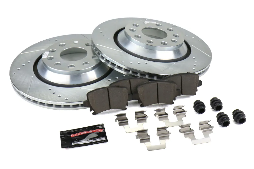 Power Stop Z23 Evolution Brake Kit (Rear) - 2016-2019 Volkswagen Golf / 2015-2019 GTI