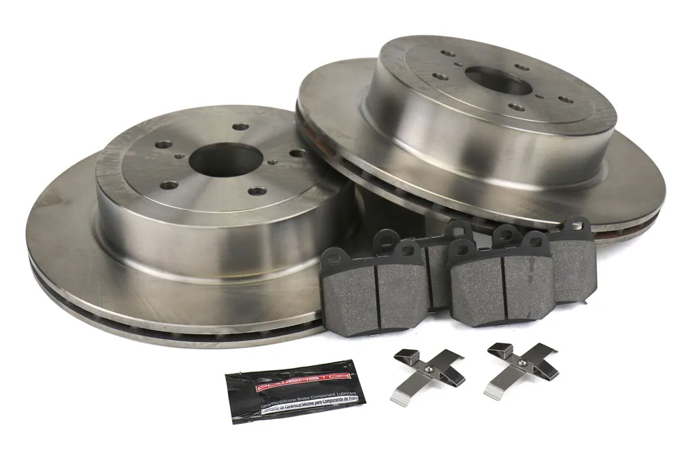 Power Stop Track Day Spec Brake Kit (Rear) - 2005-2007 Subaru STI