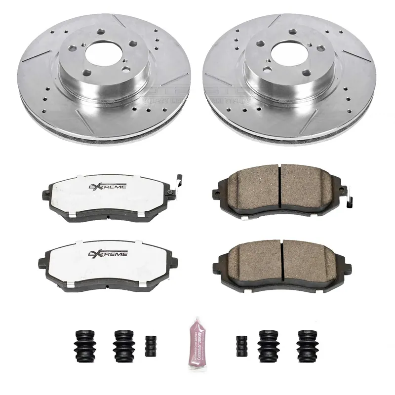 Power Stop Z26 Street Brake Kit (Front) - 2002-2010 Subaru Impreza / 2002-2004 Legacy