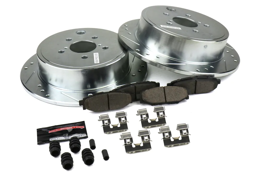 Power Stop Z23 Evolution Brake Kit (Rear) - 2009-2013 Subaru Forester / 2008-2014 Impreza / 2010-2013 Legacy / 2010-2011 Outback
