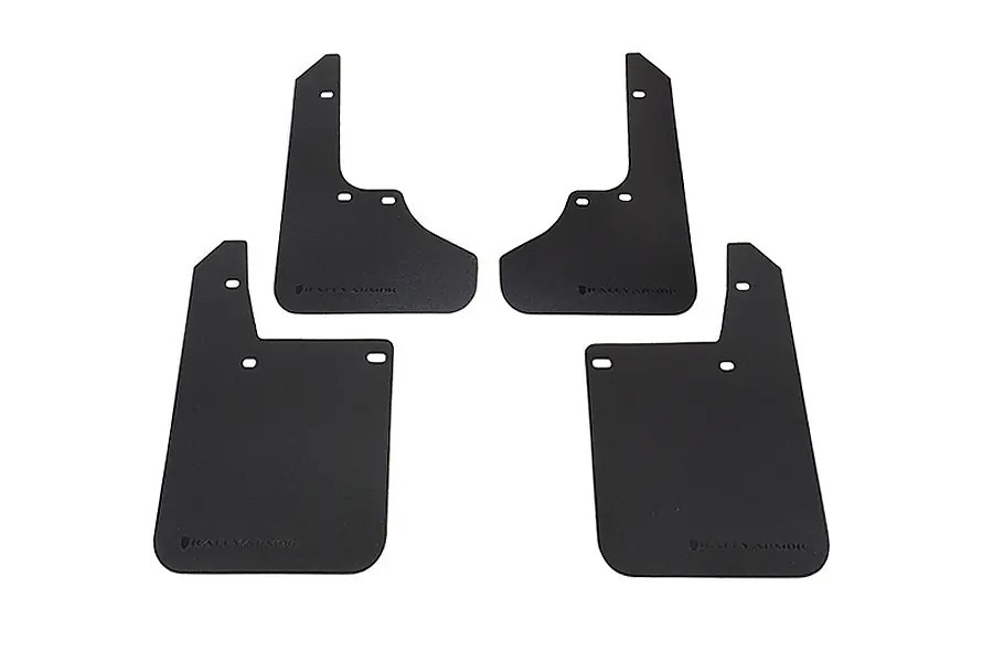 Rally Armor Basic Mud Flaps Black Logo - 1993-2001 Subaru Imprez