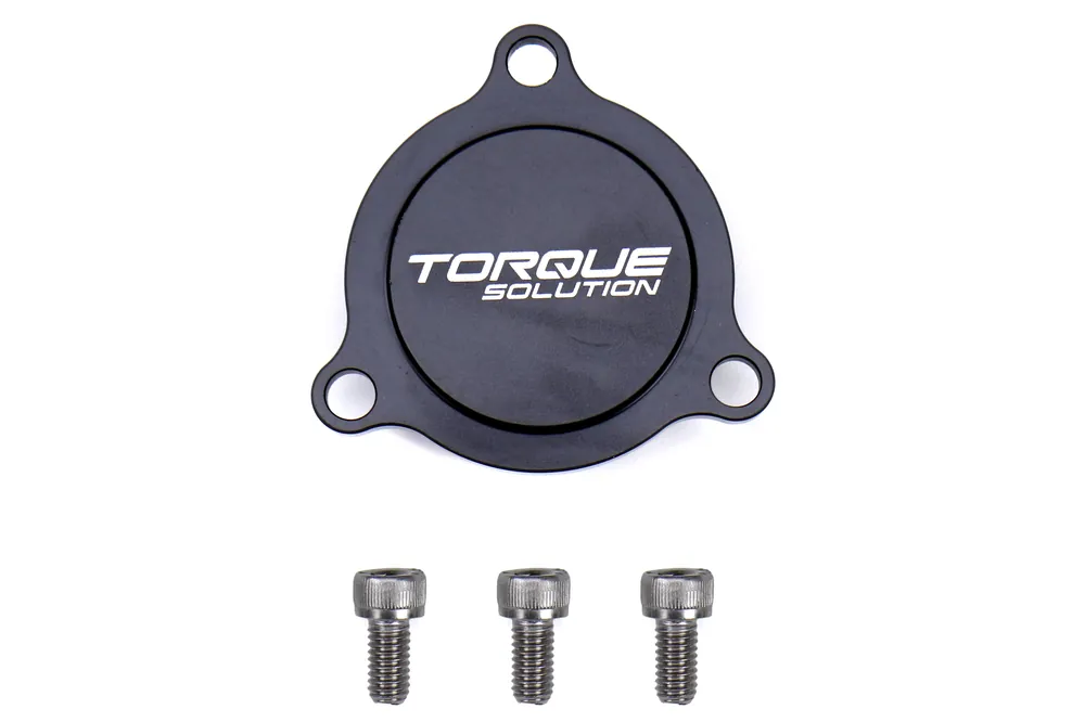 Torque Solution Blow Off Valve Block Off Plate - 2016-2018 Ford Focus RS