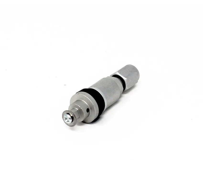 Torque Solution Billet TPMS Valve Stem Single Silver - 2008-2021 Subaru WRX / STI / 2008-2019 Forester / 2008-2020 Legacy / 2008-2014 Tribeca 2013-2015 Crosstrek XV