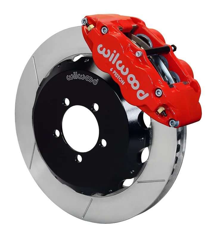 Wilwood FNSL6R 13.06in Front Kit Red - 2002-2021 Subaru WRX / 2004-2021 STI / 2003-2006 Baja / 1998-2013 Forester / 1994-2014 Impreza / 1994-2009 Legacy / 2000-2009 Outback
