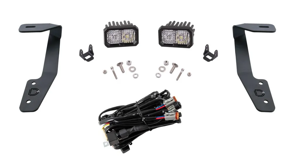 Diode Dynamics Stage Series 2 Inch Ditch Light Kit Pro White Combo - 2018-2020 Subaru Crosstrek
