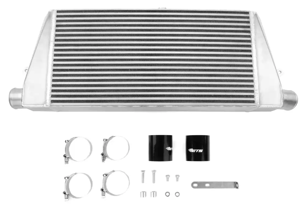 ETS Front Mount Intercooler Silver Core - 2003-2006 Mitsubishi Evo 8/9