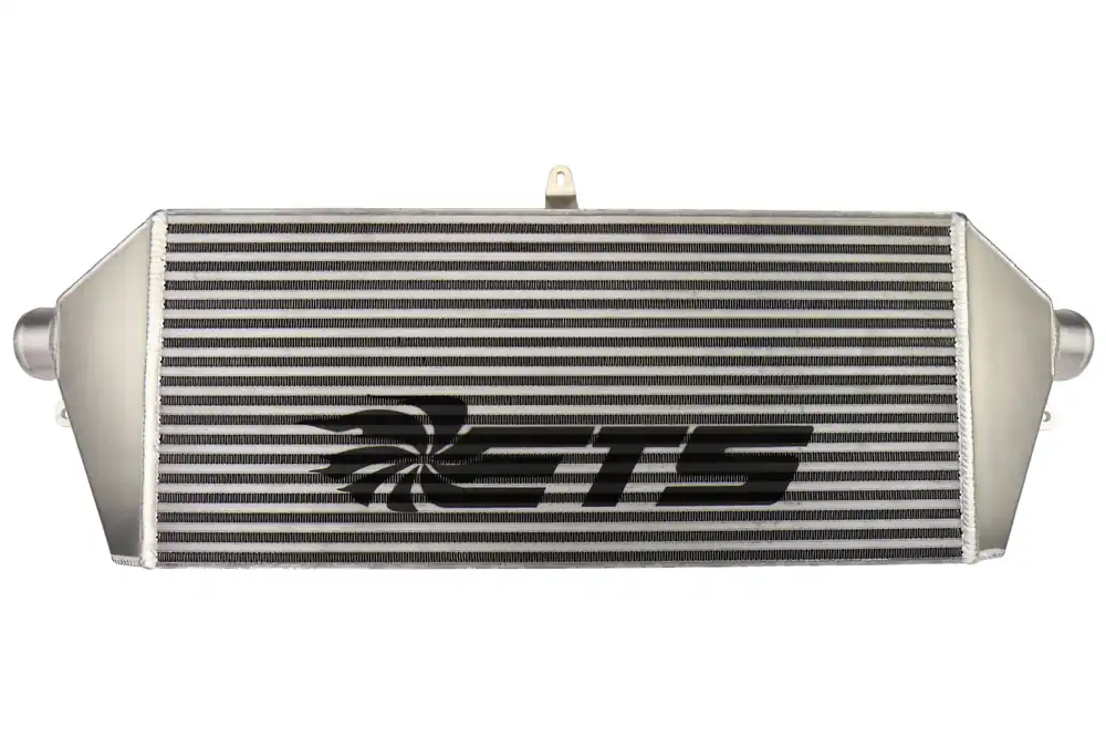 ETS Front Mount Intercooler 3.5" Core Silver w/ Black ETS Stencil - 2008-2014 Subaru WRX / STI