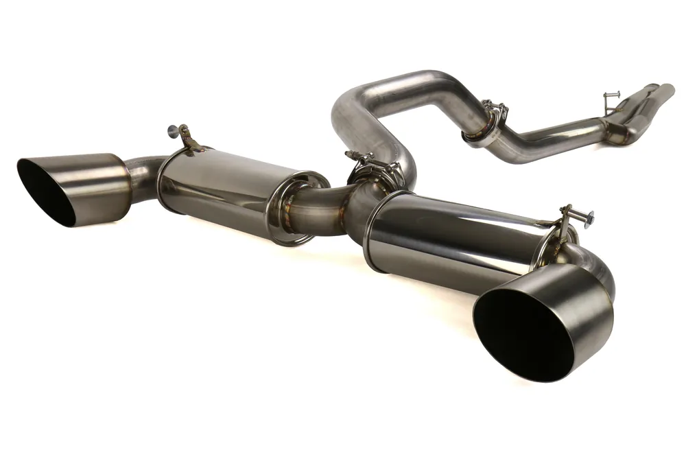ETS Catback Exhaust System Mufflered Non Resonated - 2016-2017 Ford Focus RS
