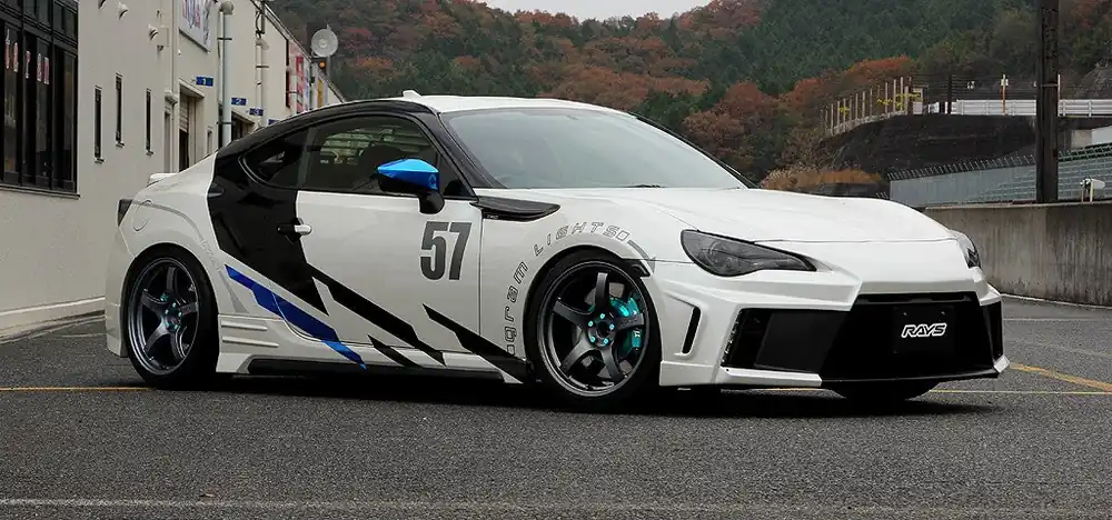 Rays Gram Lights 57CR Gun Blue II 18x9.5 +38mm 5x100 (Single Wheel) - 2013-2024 Subaru BRZ / Scion FR-S / Toyota GR86 / 2014-2018 Subaru Forester