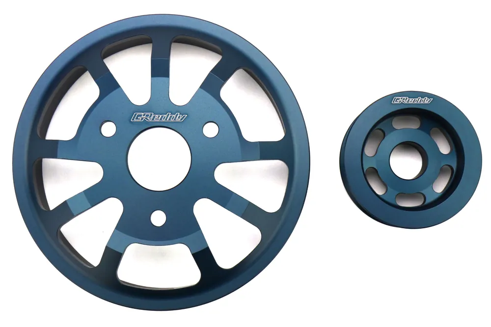 GReddy 2 Piece Water/Alt Pulley Kit - 2013-2016 Scion FR-S / 2013-2020 Subaru BRZ / 2017-2019 Toyota 86